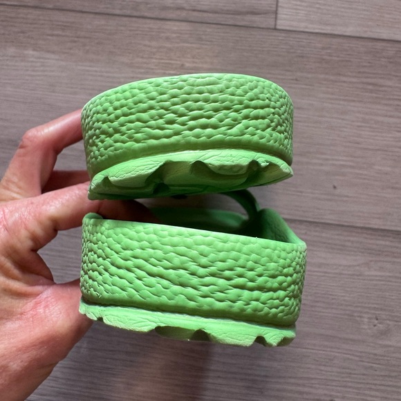 Birkenstock Madrid Eva Sandals Women Sz 9 / 39 Bright Green Brach Water Vacation - Picture 7 of 10